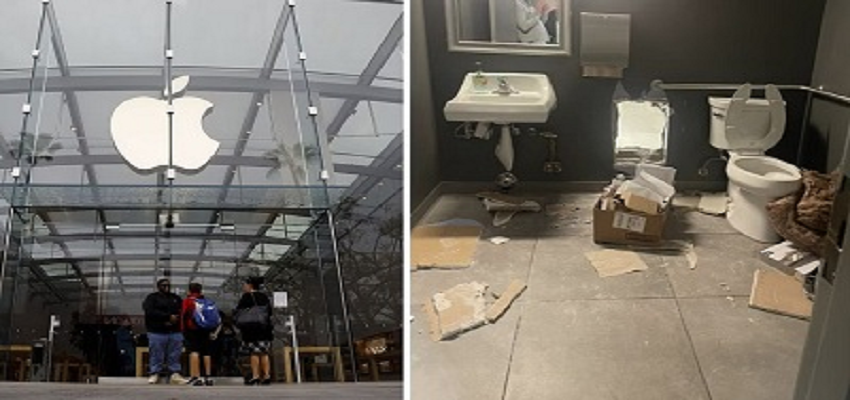 APPLE STORE से रातों-रात गायब हुए 4 करोड़ रुपये के IPHONE, चोरी का तरीका देख पुलिस के उड़े होश