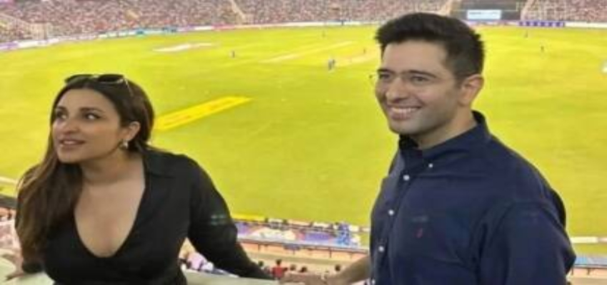 सगाई की अटकलों के बीच IPL मैच देखते नजर आए परिनीति और राघव, स्टेडियम में लगाए गए नारे