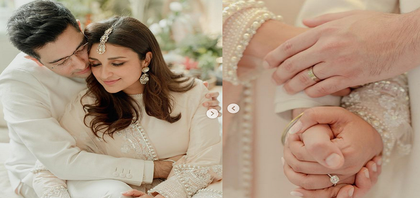 PARINEETI-RAGHAV: परिणीति-राघव की सगाई की तस्वीरें आईं सामने, एक-दूजे की बाहों में खोए दोनों