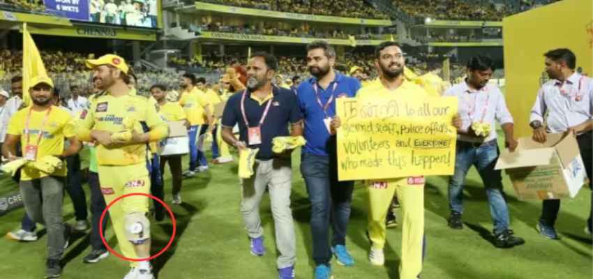 ऐसे ही नहीं कहा जाता माही को महान, चोटिल होने के बाद भी खेलते हुए आए नज़र