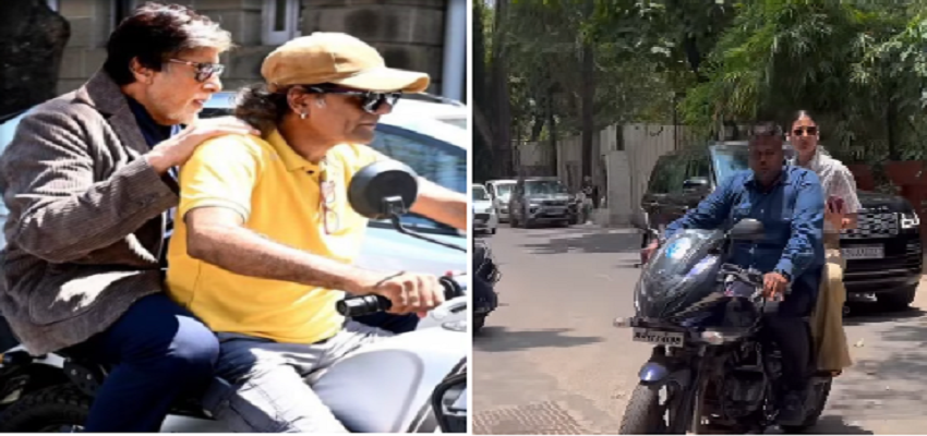 BIG B और ANUSHKA SHARMA को बाइक की वीडिया साझा करना पड़ा भारी, मुंबई पुलिस ने लिया बड़ा एक्शन