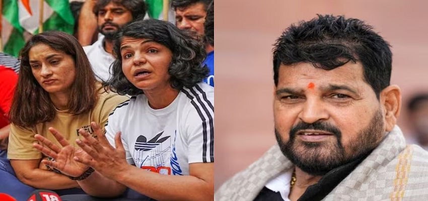 WRESTLERS PROTEST: भाजपा सांसद की बढ़ी मुश्किलें, देर रात बृजभूषण के घर पहुंची दिल्ली पुलिस, 12 लोगों के बयान किए दर्ज