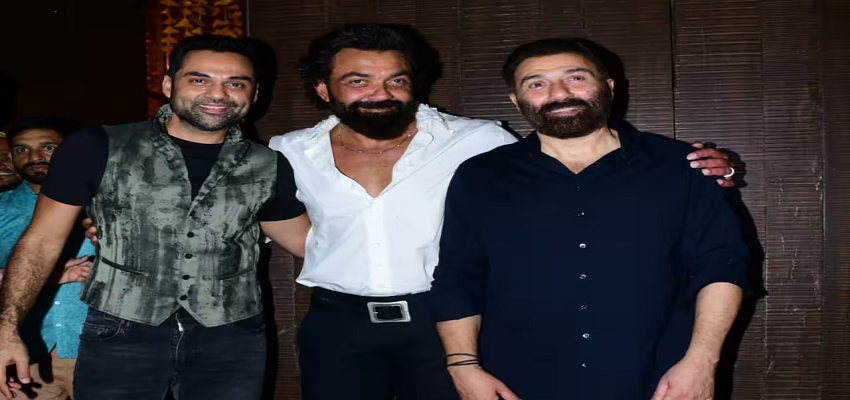 करण देओल के रोके में शामिल हुए अभय देओल, लंबे समय बाद एक साथ दिखे तीनों भाई!