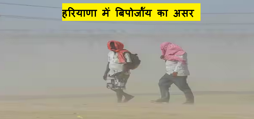 HARYANA WEATHER: हरियाणा के इन इलाकों में दिखाई देगा ‘बिपोर्जॉय’ का असर, बारिश का अलर्ट भी जारी