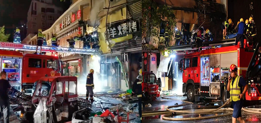 चीन के एक रेस्टोरेंट में बड़ा धमाका, 31 लोगों की मौत