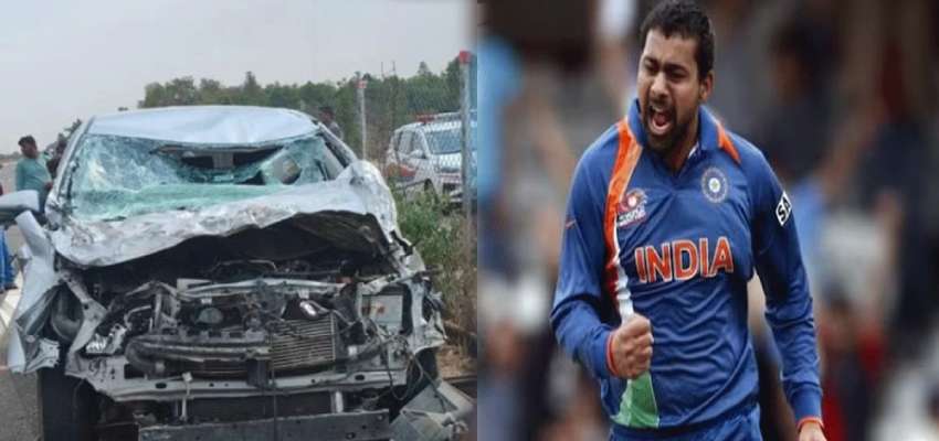 भारतीय क्रिकेट टीम के पूर्व तेज गेंदबाज प्रवीण कुमार की कार और टैंकर में भिड़ंत, बाल बाल बचे खिलाड़ी