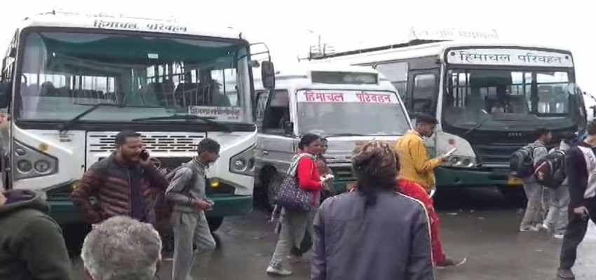 Himachal News:शिमला से दिल्ली-चंडीगढ़ के लिए HRTC बस सेवा बहाल, इस रूट की बसें अब भी है बंद