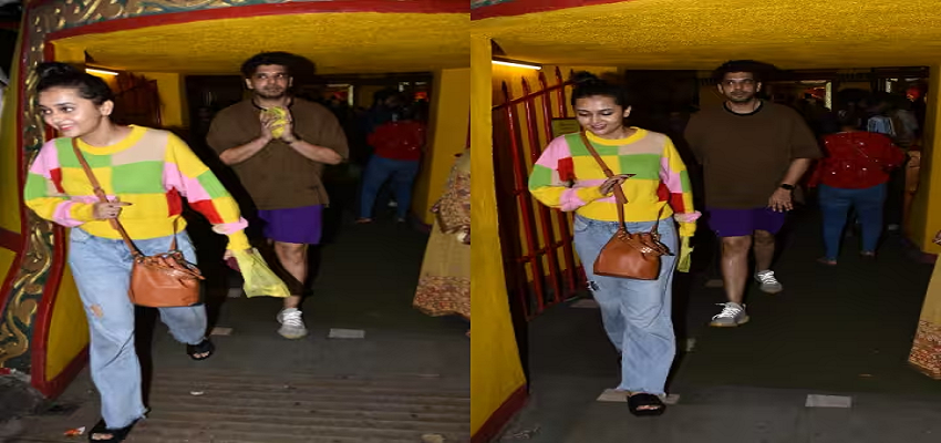ब्रेकअप की खबरों पर लगा ब्रेक, कूल लुक में एक साथ स्पॉट हुए KARAN-TEJASSWI, मंदिर में किए दर्शन