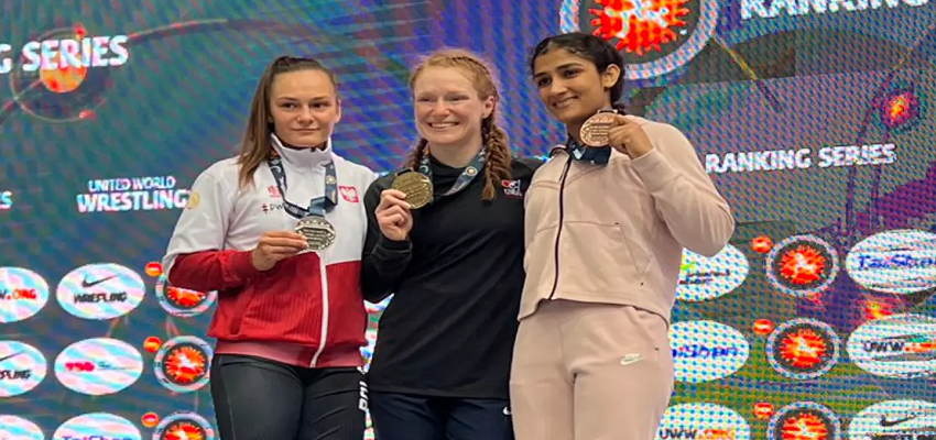 Budapest Ranking Series: बृजभूषण पर कटाक्ष? हंगरी में कांस्य पदक जीतने के बाद संगीता फोगाट ने बृजभूषण पर किया कटाक्ष