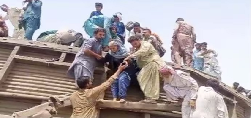 Pakistan में बड़ा रेल हादसा, ‘हजारा एक्सप्रेस’के 10 डिब्बे पटरी से उतरे, 22 लोगों की मौत, कई घायल