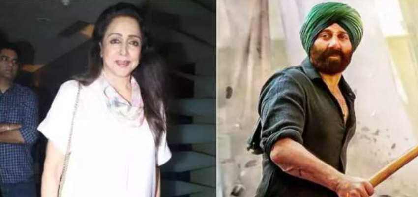 हेमा मालिनी ने देखी सौतेले बेटे सनी देओल की फिल्म 'गदर 2',  कहा- भारत और पाकिस्तान के लिए एक अच्छा मैसेज