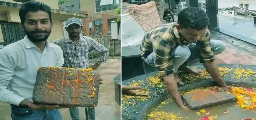 ‘राम नाम सुमितर इक बारा...’, गंगा में ‘श्रीराम’ नाम का तैरता मिला पत्थर, धीरे-धीरे बढ़ा रहा इसका वजन