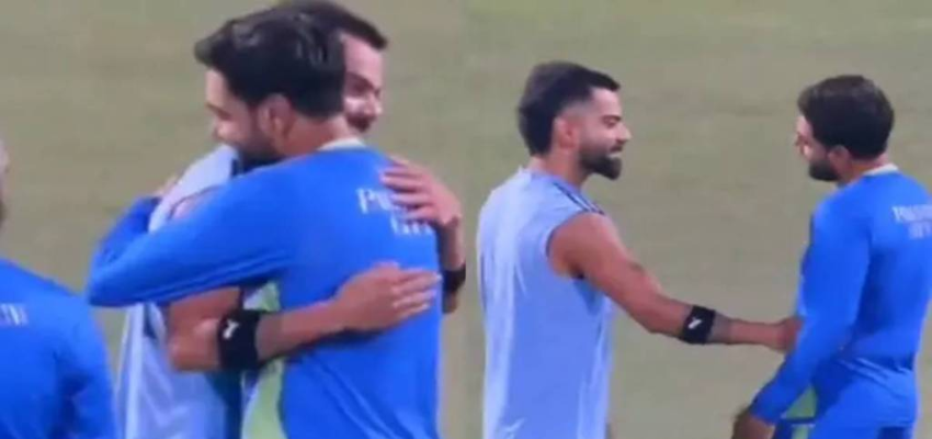 महा मुकाबले से पहले हारिस रऊफ विराट कोहली से मिले, पाकिस्तानी खिलाड़ी ने कहीं ये बड़ी बात