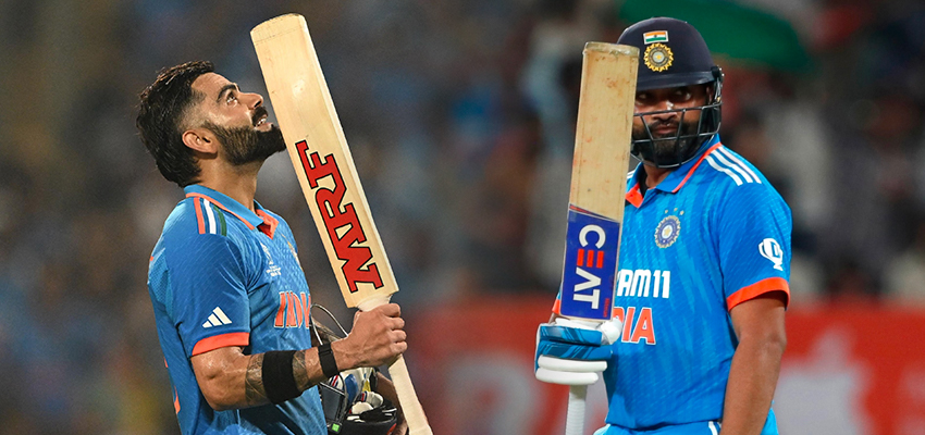 World Cup2023 (IND VS NZ):  सेमीफाइनल से पहले रोहित और कोहली को इस बात की चिंता!,  डरा रहा हैं उनका ये रिकॉर्ड