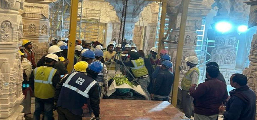 RAM MANDIR: Z+ सुरक्षा के बीच मंदिर पहुंचे रामलला, प्राण प्रतिष्ठा के लिए फाइनल हुआ शुभ मुहूर्त