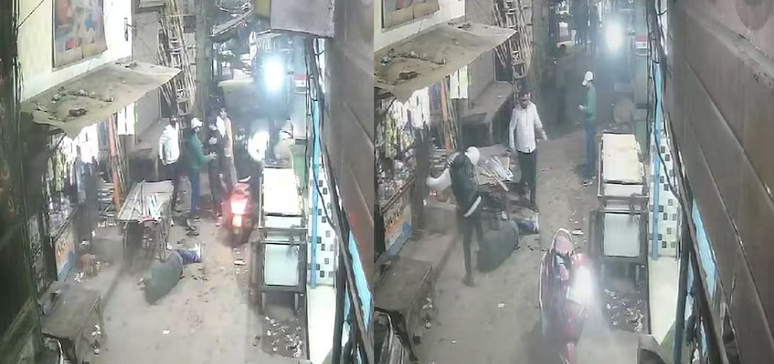 Delhi Crime: CCTV में रिकॉर्ड हुई दिल्ली की खौफनाक हकीकत, सरेबाजार युवक को दौड़ा मारी गोली फिर गला रेता