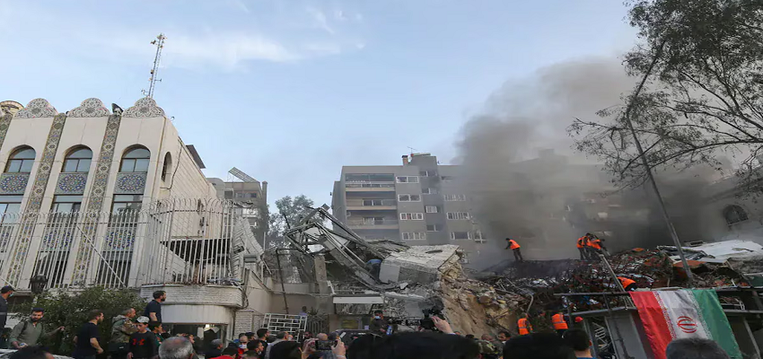 इजराइल ने सीरिया में ईरानी दूतावास पर किया हमला, 2 जनरल और 5 अधिकारी मारे गए