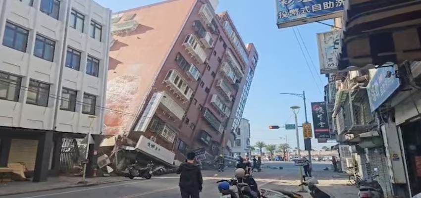 
									एक रात में भूकंप के 80 झटकों से दहला ताइवान, 6.3 तक पहुंची भूकंप की तीव्रता