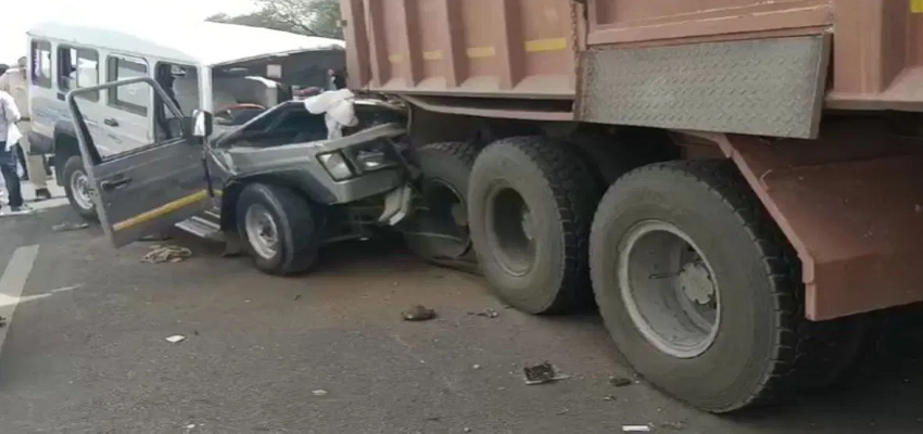 Rajasthan के अनूपगढ़ में बड़ा हादसा, ट्रक को पीछे से एक क्रूजर ने मारी टक्कर, 6 की मौत