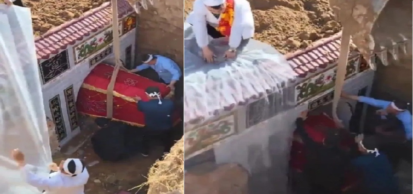 शव को दफनाने आए थे लोग खुद हो गए दफन, रूह कंपा देगा मामला