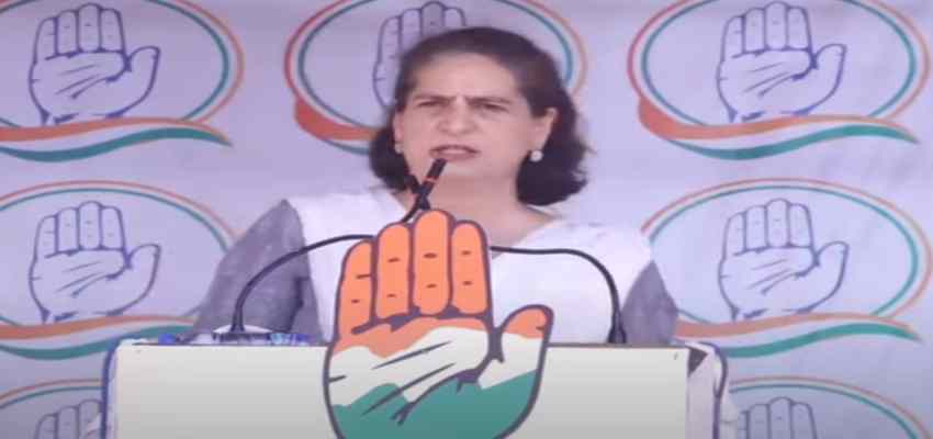 Lok Sabha Election 2024: ‘नरेंद्र मोदी और BJP का मकसद सिर्फ सत्ता हासिल करना है’ चुनावी सभा में भाजपा पर जमकर बरसीं प्रियंका गांधी