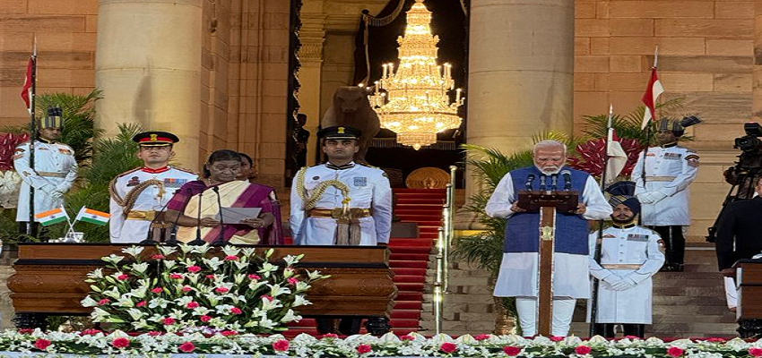 Narendra Modi Oath Ceremony: PM मोदी ने तीसरी बार ली प्रधानमंत्री पद की शपथ, NDA 3.0 की शुरुआत