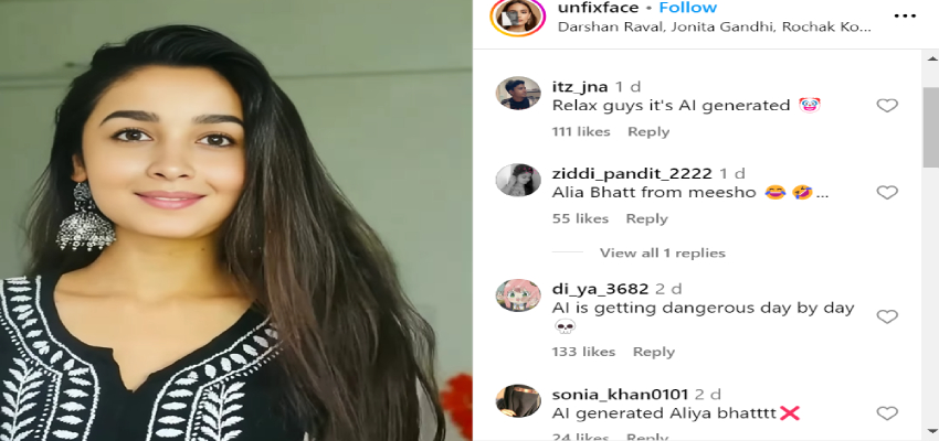 Alia Bhatt Deepfake: आलिया भट्ट एक फिर हुई ‘डीपफेक वीडियो’ की शिकार, गुस्साए फैंस ने काटा बवाल