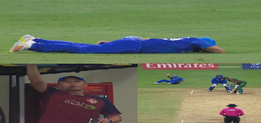 T20 World Cup (AFG vs BAN):  कोच के इशारे के बाद प्लेयर ने किया अजीबोगरीब 'नाटक', क्या अफगानिस्तान ने मैच जीतने के लिए की बेईमानी?