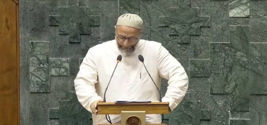 Parliament Session 2024: ‘..जय तेलंगाना, जय फिलिस्तीन’, शपथ लेते हुए ओवैसी ने लगाया नारा, सदन में मचा बवाल