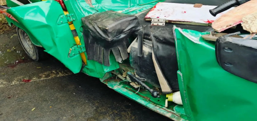 पहले बस ने ऑटो को मारी टक्कर...फिर सड़कों पर बिखरी लाशें, दर्दनाक हादसे में 4 लोगों की मौत