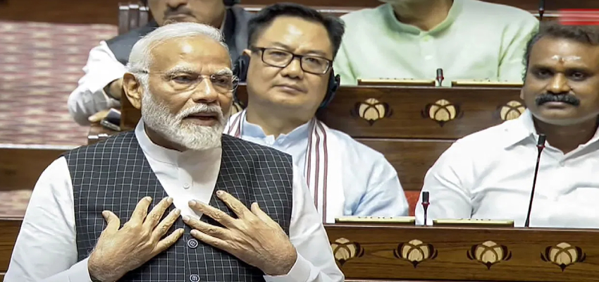 PM मोदी के इस टिप्पणी  पर  तिलमिलाए विपक्षी सांसद, जिसके बाद राज्यसभा से किया वॉकआउट