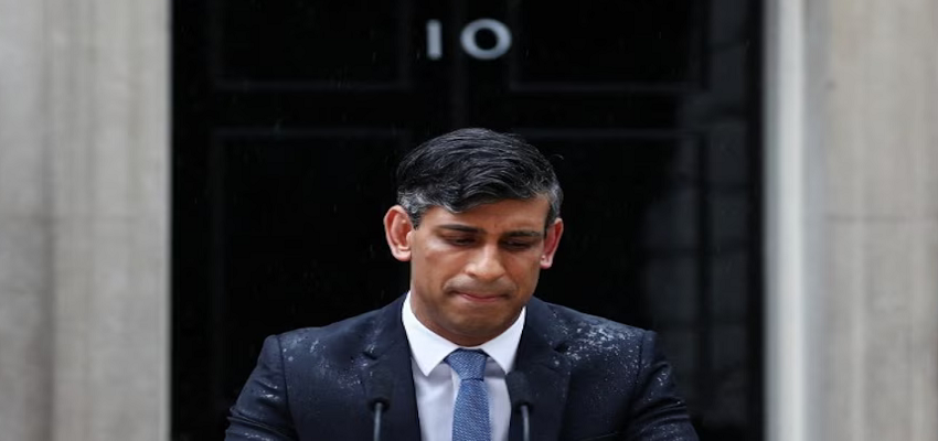 ऋषि सुनक ने किया ब्रिटेन के पीएम पद से इस्तीफे का ऐलान, क्या है बड़ी वजह?
