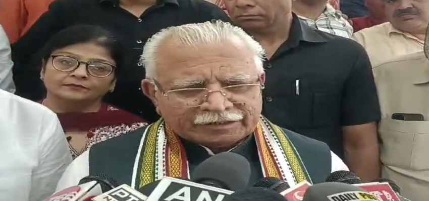HARYANA NEWS: करनाल में मनोहर लाल ने कांग्रेस पर साधा निशाना, कहा- चुनाव में झूठ नहीं चलेगा