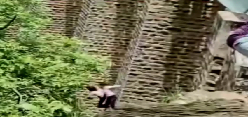 रेलवे पुल पर Reel बनाना पड़ा भारी, हुआ कुछ ऐसा की कपल को लगानी पड़ी 90 फुट गहरी खाई में छलांग