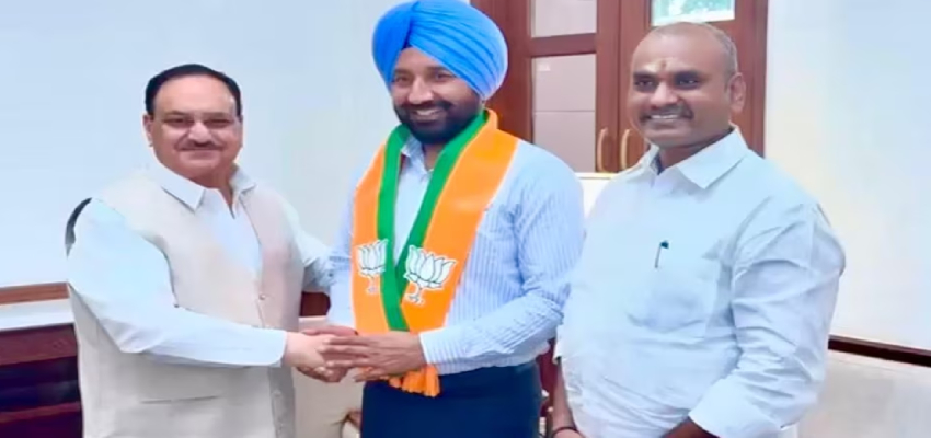 BJP  में शामिल हुए मनोनीत सांसद सतनाम सिंह संधू, पार्टी अध्यक्ष जेपी नड्डा से भी की मुलाकात