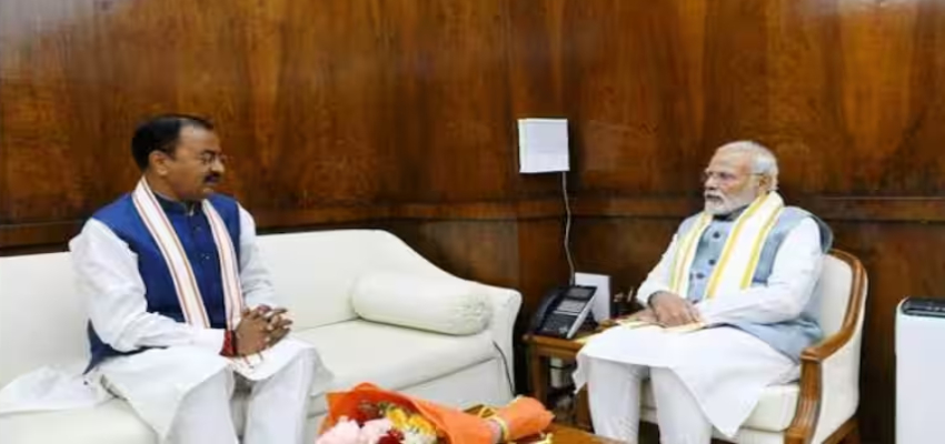 डिप्टी सीएम केशव प्रसाद मौर्य ने PM से की मुलाकात, जानें किस मुद्दे पर हुई बात