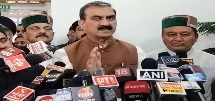 Himachal News: सीएम सुक्खू ने विधायकों से की अपील, कहा- वेतन और भत्ता छोड़कर राज्य के इस संकट में मदद करें