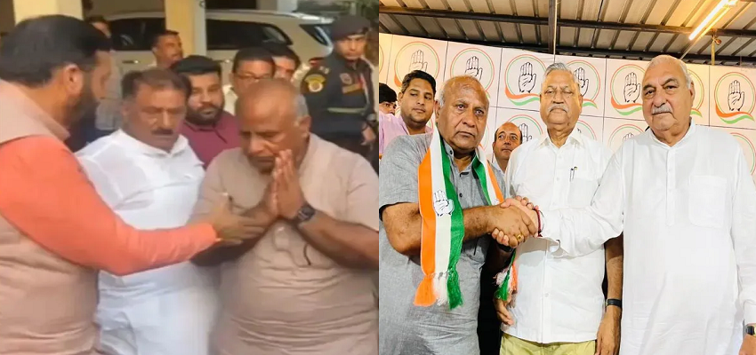 पूर्व BJP नेता कर्णदेव कंबोज कांग्रेस में शामिल, CM सैनी से हाथ मिलाने से इनकार का वीडियो हुआ था वायरल
