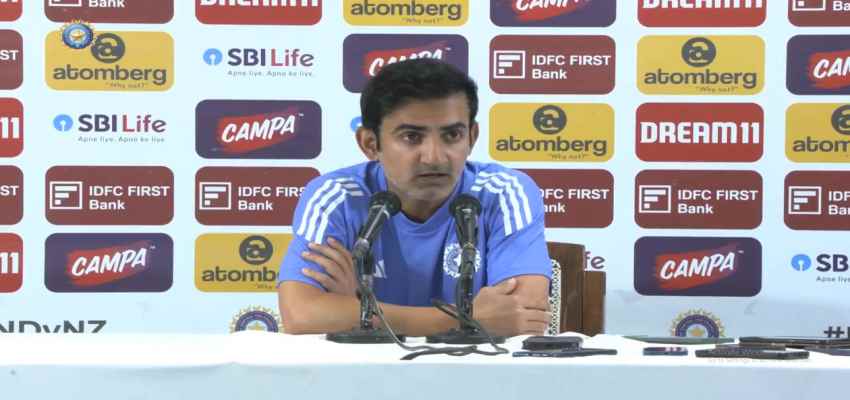 Ind vs NZ Gautam Gambhir:  सीरीज शुरू होने से पहले गौतम गंभीर ने न्यूजीलैंड को दी चेतावनी, कहा- बल्लेबाजों पर लगाम नहीं लगाएंगे