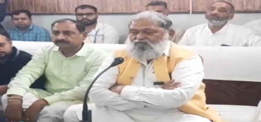 HARYANA NEWS: शपथ लेने के बाद गुस्से में अनिल विज, अधिकारियों को दिए सख्त निर्देश
