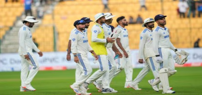 IND VS NZ TEST: दूसरी पारी में 462 रनों पर ढेर हुई रोहित की सेना, न्यूजीलैंड के सामने 107 रनों का लक्ष्य