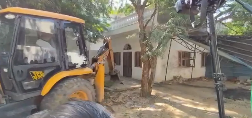 चाकूबाजी करने का खामियाजा भुगता नसीब चौधरी, राजस्थान सरकार ने लिया बुलडोजर एक्शन