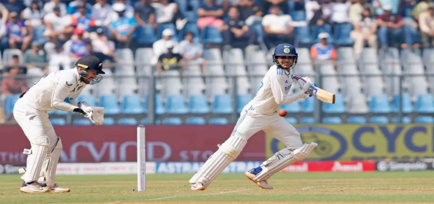 IND VS NZ TEST: मुंबई टेस्ट में भारतीय टीम 263 रनों पर सिमटी, भारत के पास 28 रनों की बढ़त