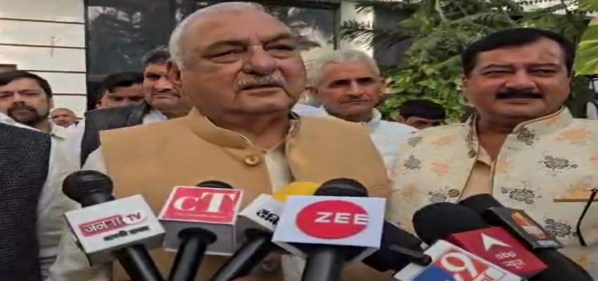 हरियाणा की नई सरकार पर बरसे भूपेंद्र हुड्डा, कहा- प्रदेश में अपराध तेज गति के साथ बढ़ रहा है