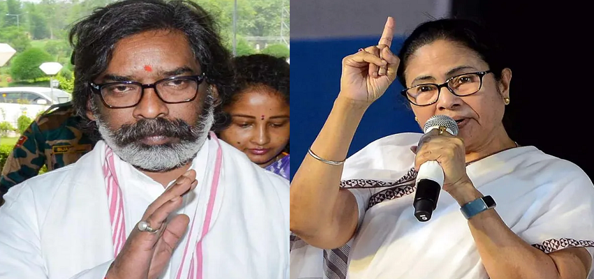 मुख्यमंत्री बनने के बाद हेमंत सोरेन को ममता बनर्जी से मिली बड़ी चुनौती, आमने-सामने आईं दोनों सरकारें