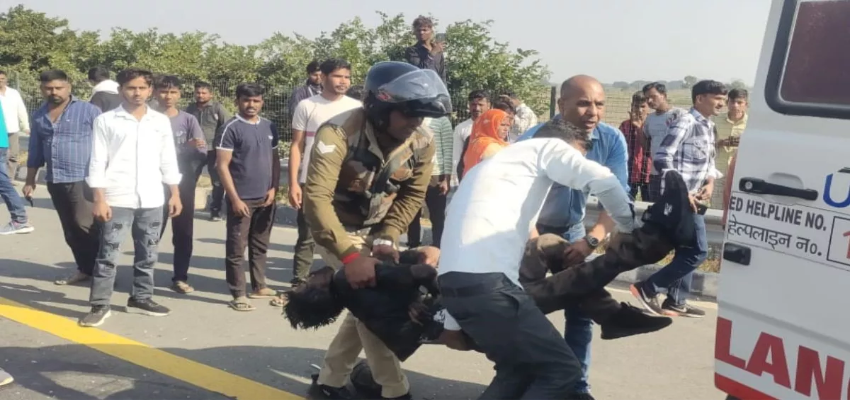 कन्नौज में भीषण सड़क हादसा, बस और टैंकर की टक्कर में 8 लोगों की मौत; 40 घायल