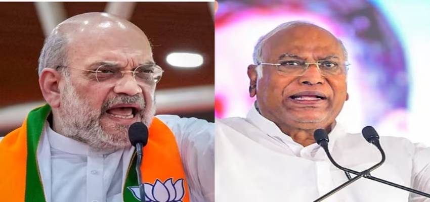 अमित शाह के बयान पर विपक्ष का हल्ला बोल, कांग्रेस ने आंबेडकर के अपमान का लगाया आरोप