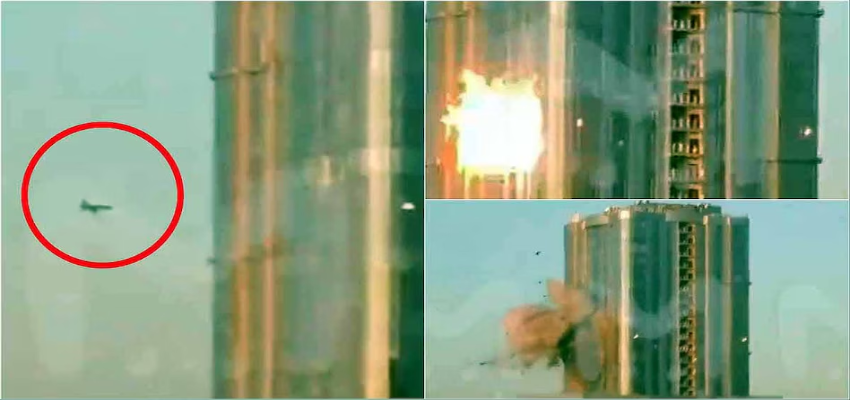 रूस के कजान में 9/11 जैसा हमला,  ड्रोन हमले के बाद बहुमंजिला इमारत हुआ धुंआ - धुंआ