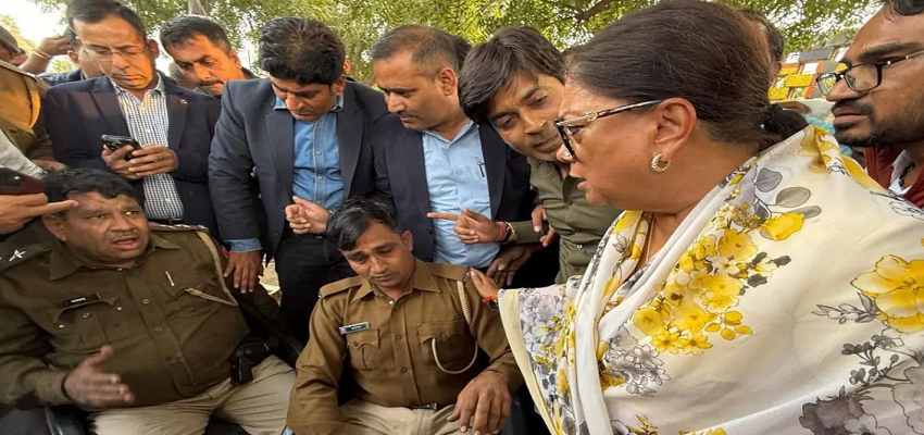 पूर्व सीएम वसुन्धरा राजे के काफिले की जीप दुर्घटनाग्रस्त, कई पुलिसकर्मी घायल