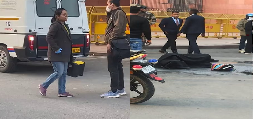 संसद भवन के बाहर व्यक्ति ने खुद को किया आग के हवाले, गंभीर हालत में पहुंचाया गया अस्पताल